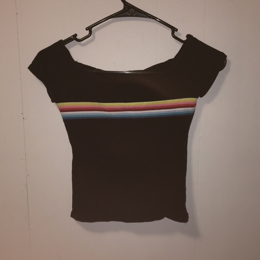 Forever 21 cropped tee size small